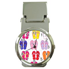 Flip Flop Collage Money Clip With Watch by StuffOrSomething