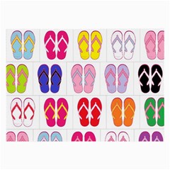 Flip Flop Collage Glasses Cloth (large)