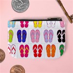 Flip Flop Collage Coin Change Purse Back