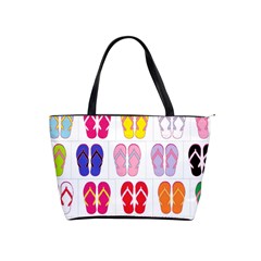 Flip Flop Collage Large Shoulder Bag by StuffOrSomething