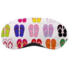 Flip Flop Collage Sleeping Mask