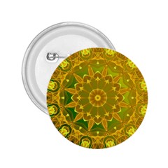 Yellow Green Abstract Wheel Of Fire 2 25  Button