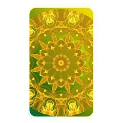 Yellow Green Abstract Wheel Of Fire Memory Card Reader (rectangular) by DianeClancy