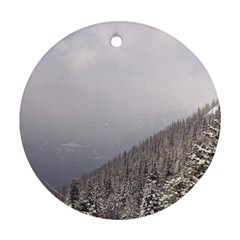 Banff Round Ornament (two Sides)