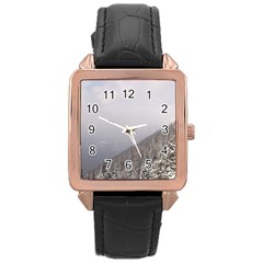 Banff Rose Gold Leather Watch 