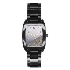 Banff Stainless Steel Barrel Watch