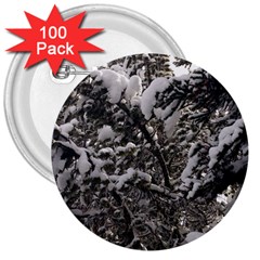 Snowy Trees 3  Button (100 Pack) by DmitrysTravels