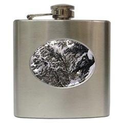 Snowy Trees Hip Flask