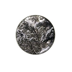 Snowy Trees Golf Ball Marker 4 Pack (for Hat Clip) by DmitrysTravels