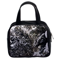 Snowy Trees Classic Handbag (two Sides) by DmitrysTravels