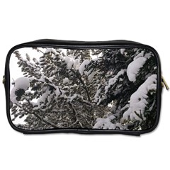 Snowy Trees Travel Toiletry Bag (one Side) by DmitrysTravels