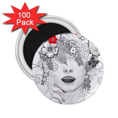 Flower Child 2 25  Button Magnet (100 Pack) by StuffOrSomething