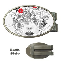 Flower Child Money Clip (oval)