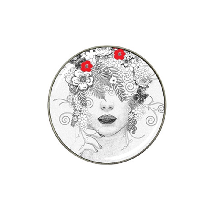 Flower Child Golf Ball Marker (for Hat Clip)