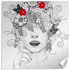 Flower Child Canvas 16  X 16  (unframed) by StuffOrSomething