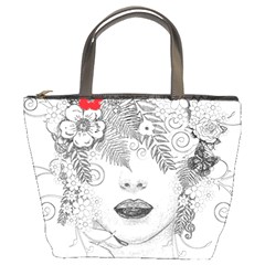 Flower Child Bucket Handbag by StuffOrSomething