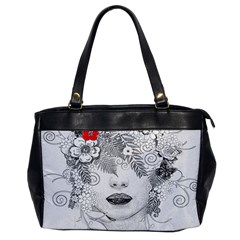 Flower Child Oversize Office Handbag (one Side)