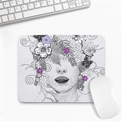 Flower Child Of Hope Small Mouse Pad (rectangle) by FunWithFibro