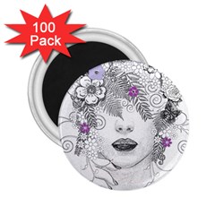 Flower Child Of Hope 2 25  Button Magnet (100 Pack) by FunWithFibro