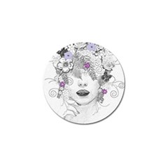 Flower Child Of Hope Golf Ball Marker by FunWithFibro