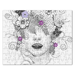 Flower Child Of Hope Jigsaw Puzzle (rectangle) by FunWithFibro