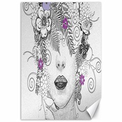 Flower Child Of Hope Canvas 12  X 18  (unframed) by FunWithFibro