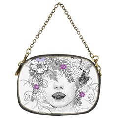 Flower Child Of Hope Chain Purse (two Sided)  by FunWithFibro