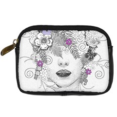 Flower Child Of Hope Digital Camera Leather Case by FunWithFibro