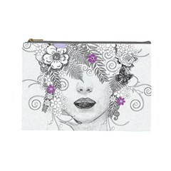 Flower Child Of Hope Cosmetic Bag (large) by FunWithFibro