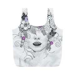 Flower Child Of Hope Reusable Bag (m) by FunWithFibro