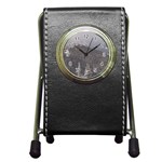 Mountains Stationery Holder Clock Front