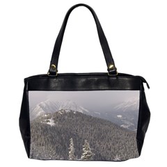 Mountains Oversize Office Handbag (two Sides)