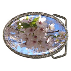 Sakura Belt Buckle (oval) by DmitrysTravels