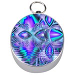 Peacock Crystal Palace Of Dreams, Abstract Silver Compass Front