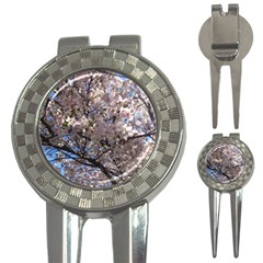 Sakura Tree Golf Pitchfork & Ball Marker by DmitrysTravels