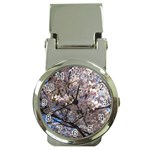 Sakura Tree Money Clip with Watch Front