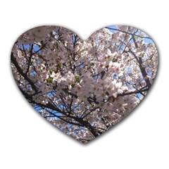 Sakura Tree Mouse Pad (heart) by DmitrysTravels