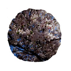 Sakura Tree 15  Premium Round Cushion 