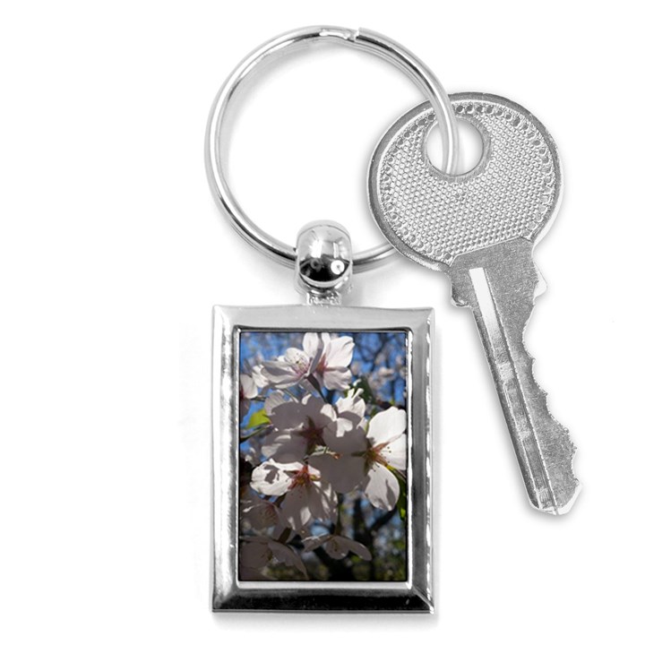 Cherry Blossoms Key Chain (Rectangle)