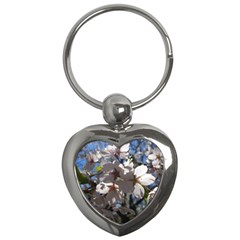 Cherry Blossoms Key Chain (heart) by DmitrysTravels