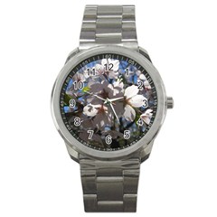 Cherry Blossoms Sport Metal Watch by DmitrysTravels