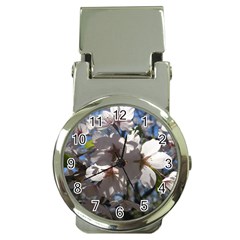 Cherry Blossoms Money Clip With Watch by DmitrysTravels