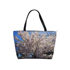 Cherry Blossoms Tree Large Shoulder Bag by DmitrysTravels