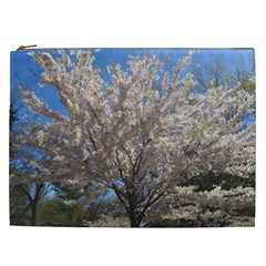 Cherry Blossoms Tree Cosmetic Bag (xxl) by DmitrysTravels