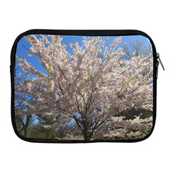 Cherry Blossoms Tree Apple Ipad Zippered Sleeve by DmitrysTravels