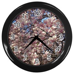 Sakura Wall Clock (black)