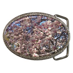 Sakura Belt Buckle (oval) by DmitrysTravels