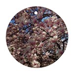 Sakura Round Ornament (Two Sides) Front