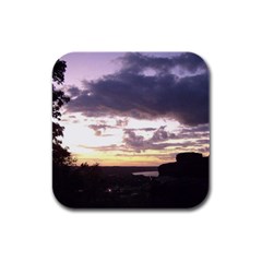  Sunset Over The Valley Drink Coasters 4 Pack (square) by Majesticmountain