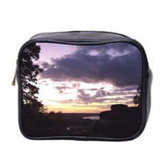  Sunset Over The Valley Mini Travel Toiletry Bag (two Sides) by Majesticmountain